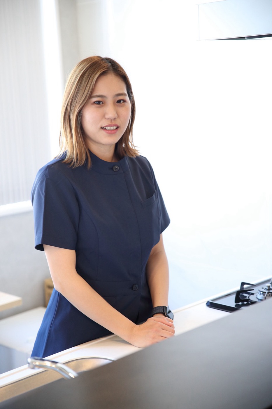 訪問リハビリ科 科長 理学療法士 比嘉 里歩